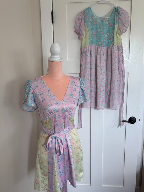 loveshackfancy Dresses & Skirts - LoveShackFancy Mommy & Me Matching Floral Dresses Women Size 4 Girls 12Y